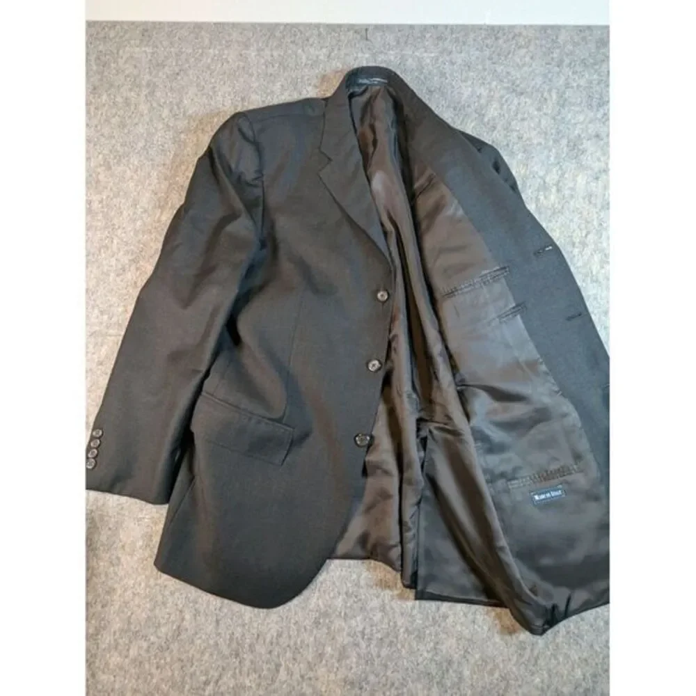 Polo Ralph Lauren Blazer Mens 42R Navy Blue‎ Wool Sports Coat Jacket Made Italy